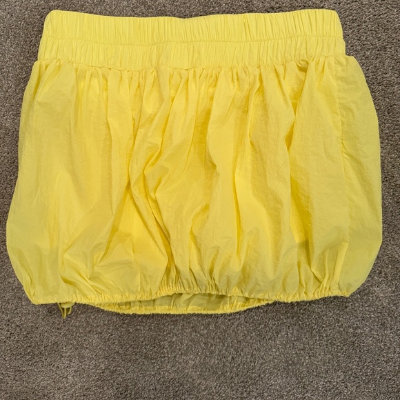 Daily Drills Neon Yellow Bubble Skirt - Picture 5 of 6